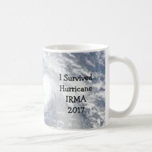 Café Eu sobrevivi do furacão de IRMA à caneca 2017 de