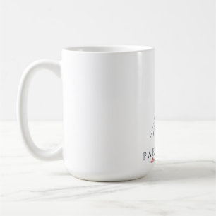 Café Eu Sou Parisiense Caneca de Letra Minima Torre Eif