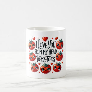 Café Eu Te Amo De Meus Tomates De Cabeça - Caneca Cuja