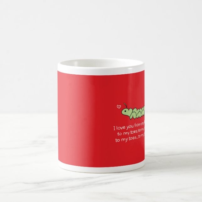 Café Eu te amo de minha cabeça a minha caneca de (Centro)