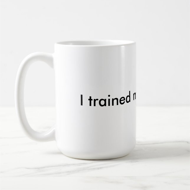 Café Eu treinei meu cérebro para ganhar - a caneca de (Esquerda)