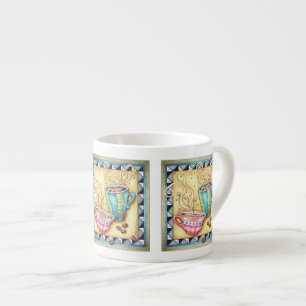 CAFÉ EXPRESSO & XÍCARAS DE PORCELANA - ARTE DO CAF
