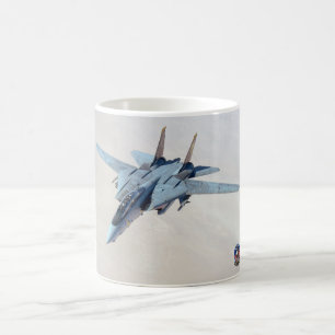 Café F-14 TOMCAT Sobre A Caneca De Patrulha