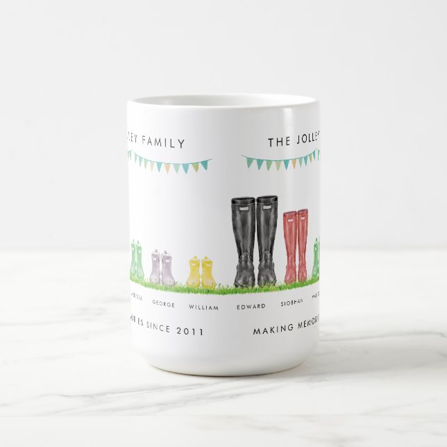 Café Família da caneca de Welly de cinco memórias do (Centro)