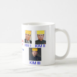 Café Família real de Kim da caneca da Coreia do Norte