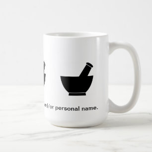 Café Farmacêutico que combina a caneca de viagem do