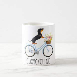 Café Farmácia de Doxiciclina Caneca Pun, Dachshund de B
