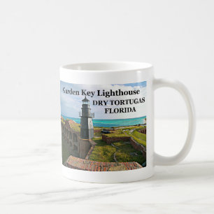 Café Farol chave do jardim, Tortugas seco, caneca de
