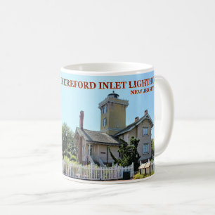 Café Farol da entrada de Hereford, caneca de New-jersey