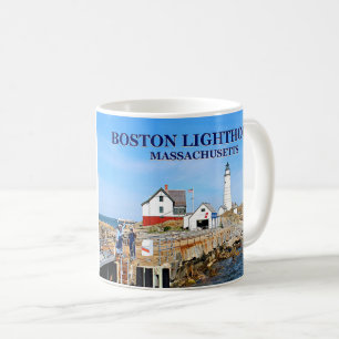 Café Farol de Boston, caneca de Massachusetts