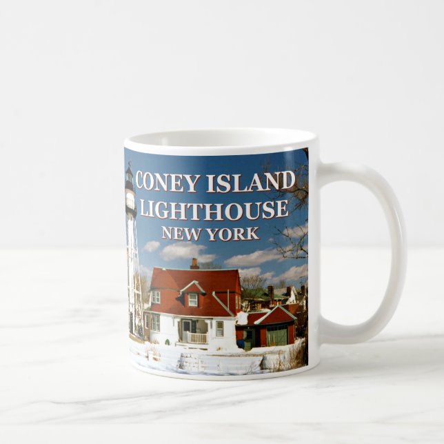 Café Farol de Coney Island, caneca de New York (Direita)