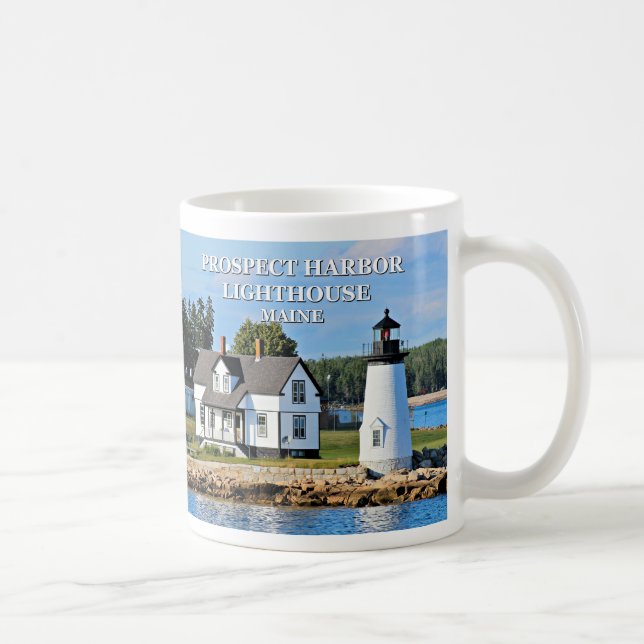 Café Farol de Prospect Harbor, Maine Caneca (Direita)