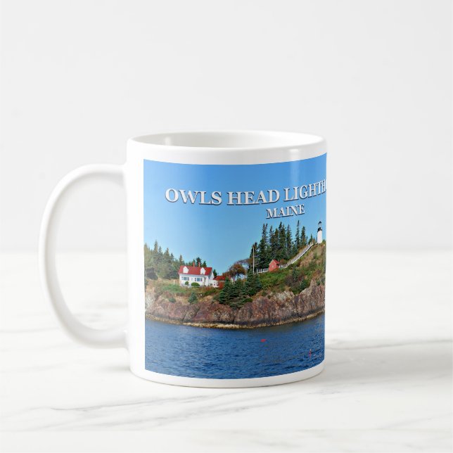 Café Farol principal das corujas, caneca de Maine (Esquerda)