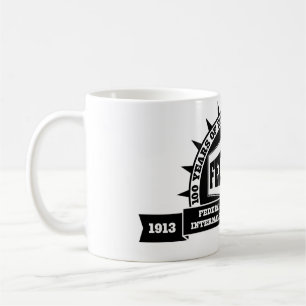 Café Fed & de Centennial do IRS caneca