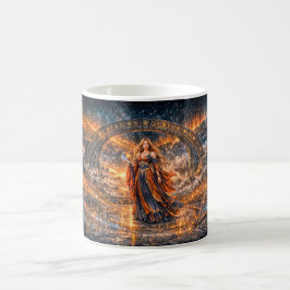 Café Feiticeira do Portal Cósmico – Caneca de Fantasia