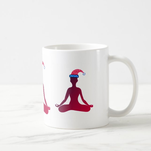 Café Feliz Ano Novo 2018 Caneca de Ioga (Direita)