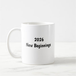 Café Feliz Ano Novo ✨ Caneca de Novos Começos