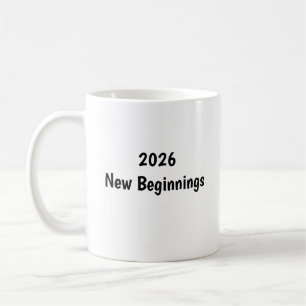 Café Feliz Ano Novo ✨ Caneca de Novos Começos