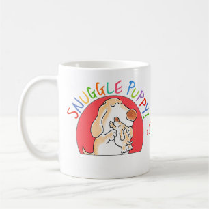 Café FILHOTE DE CACHORRO DO SNUGGLE! caneca