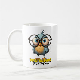 Café Fingindo ser caneca de pássaro normal