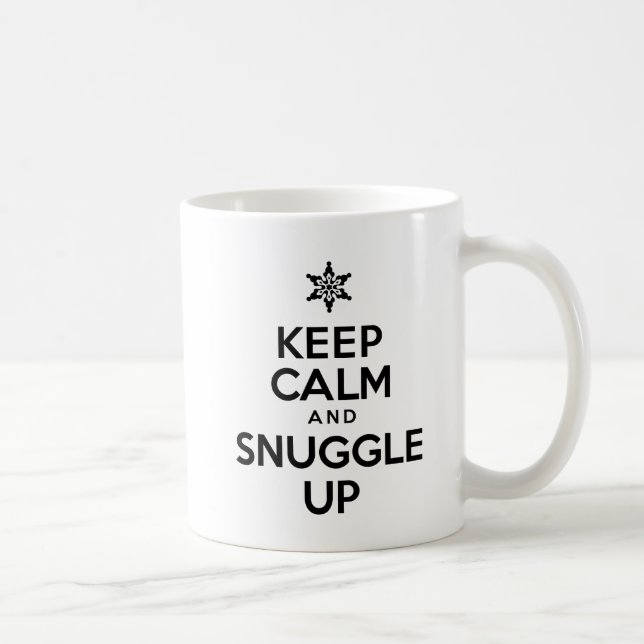 Café Fique Calmo E Aperte A Caneca De Inverno (Direita)
