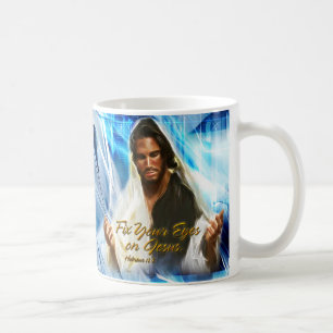 Café Fixe seus olhos na caneca de Jesus 2