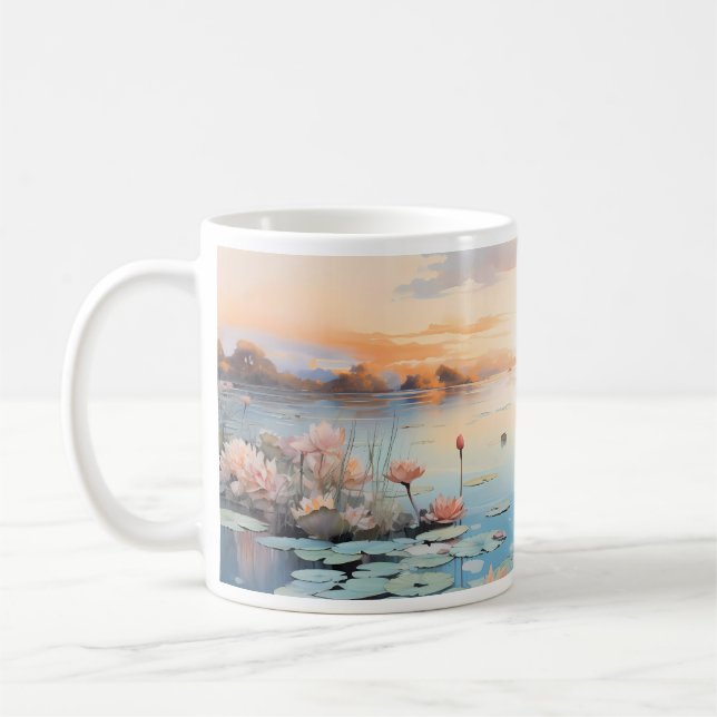 Café Flor De Lotus Na Sua Caneca (Esquerda)