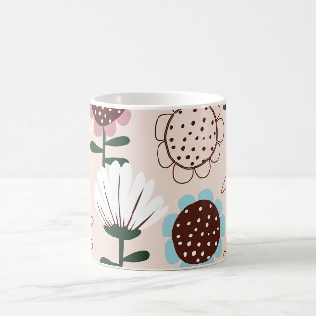 Café Flores À Prova De Água: A Perfeita Caneca Bloquean (Centro)