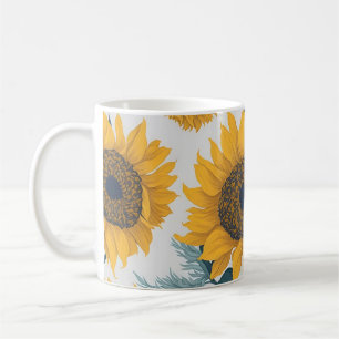 Café Flores solares - Caneca de verão