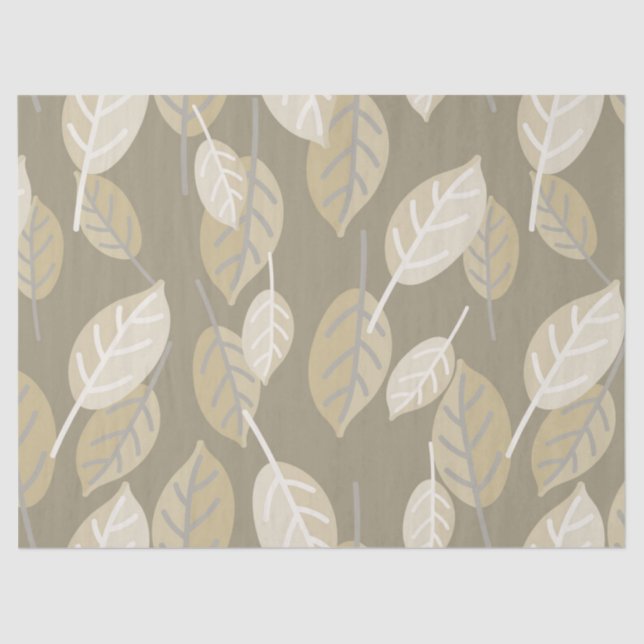 café folha papel tecidular (Frente )