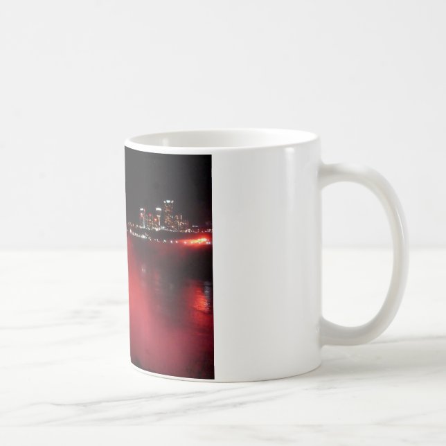 Café Foto das luzes vermelhas da noite da caneca de (Direita)