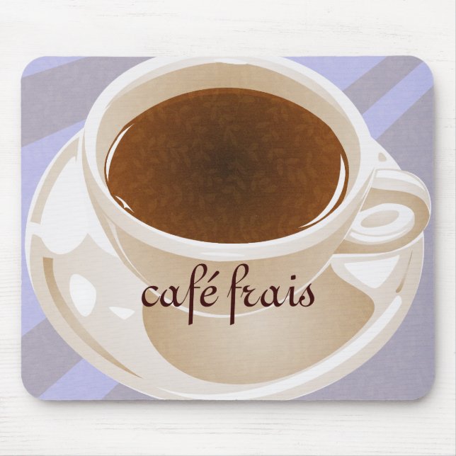 Café frais Mousepad (Frente)
