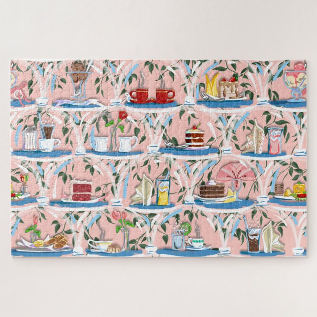 Café Francês - Bon Appétit Jigsee Quebra-cabeça (Horizontal)