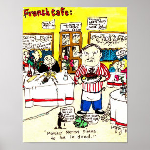 Café francês - poster