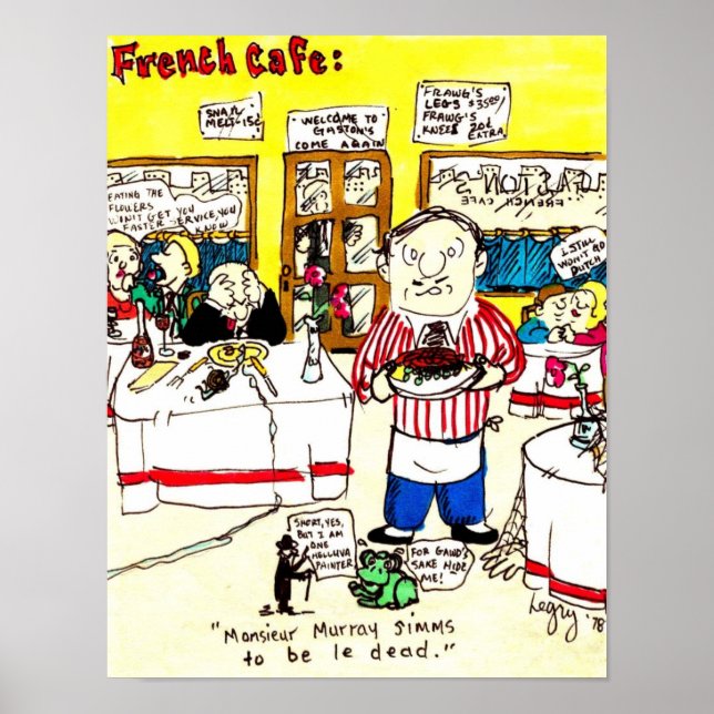 Café Francês - Poster (Frente)