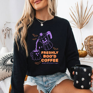 Café Frescamente Namorado Camiseta Divertida de Ha