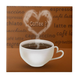 Café? Fumaça em forma de coração