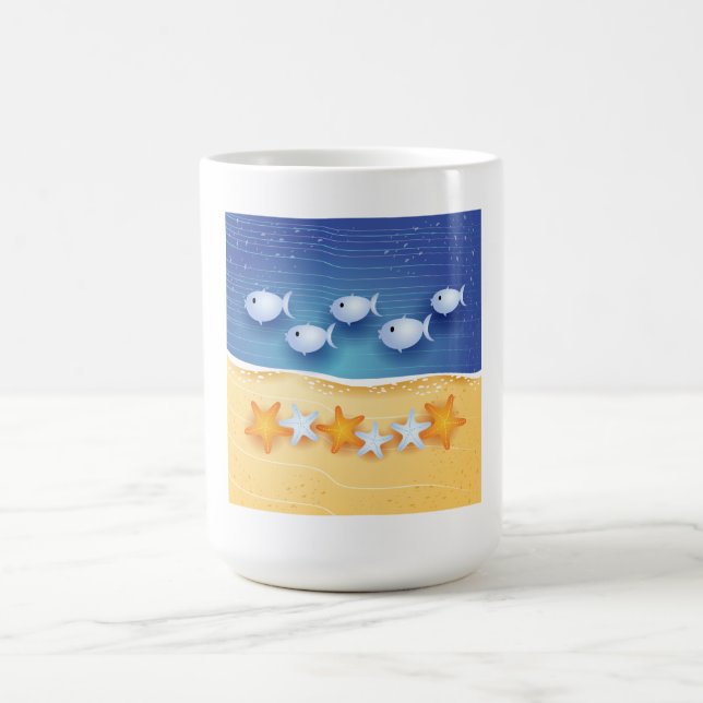Café Fundo de praia, caneca (Centro)