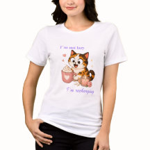 Café Gatinho Calico Fofo Aconchegante - Não sou pr