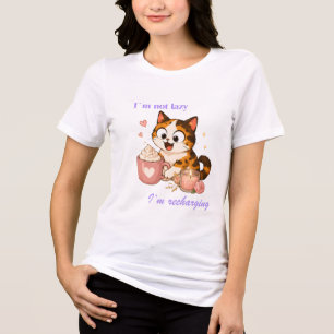 Café Gatinho Calico Fofo Aconchegante - Não sou pr