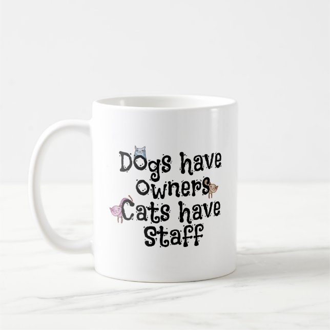 Café Gato de Snarky que diz a caneca (Esquerda)