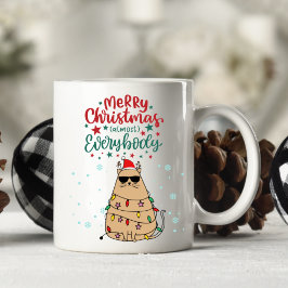 Café Gato Engraçado Personalizado, Feliz Caneca de Nata