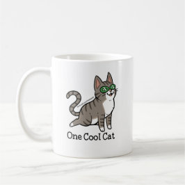 Café Gato legal da caneca uma de Skooter