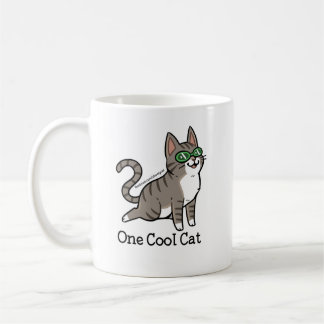 Café Gato legal da caneca uma de Skooter