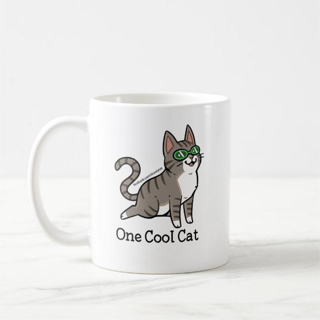 Café Gato legal da caneca uma de Skooter (Esquerda)