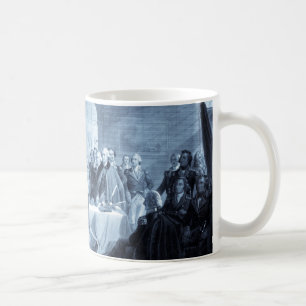 Café George Washington e sua caneca de generais