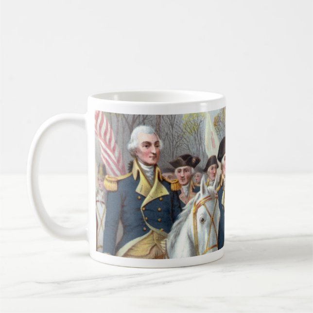 Café George Washington na caneca de Nova York (Esquerda)