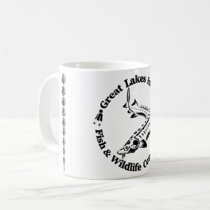 Café GLI-FWC - Logotipo e placas de Sturg - Caneca de c