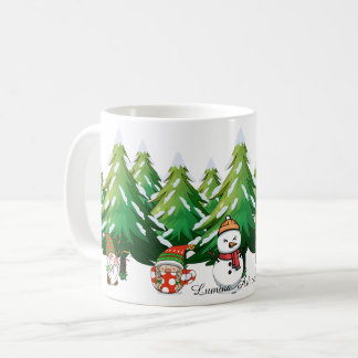 Café Gnome da Caneca de Natal