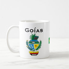 Café Goías, caneca da bandeira de Brasil/Caneca de